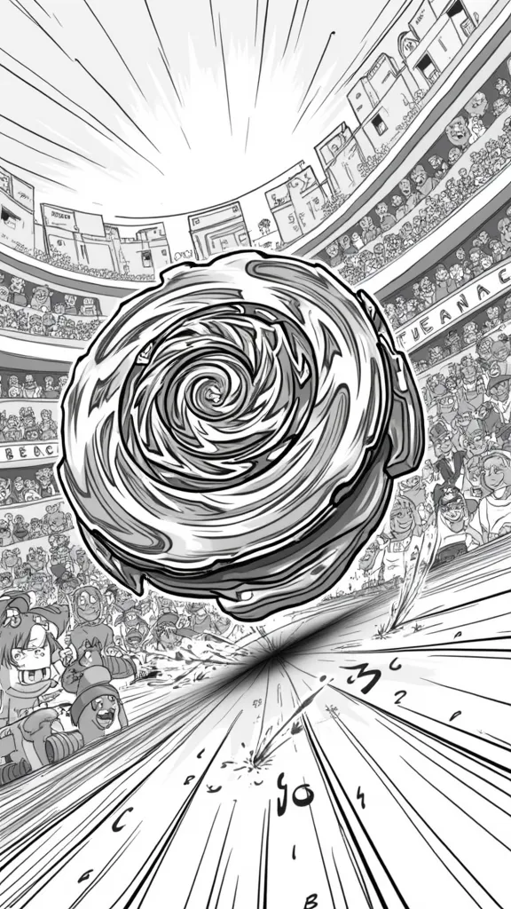 beyblade coloring page